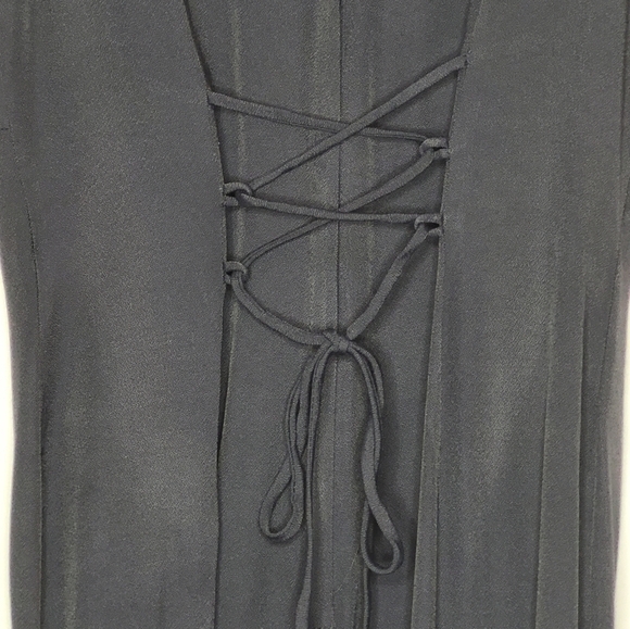 Just Choon California Vintage 2 Piece Sleeveless Dress Cropped Jacket - Size 7 - Picture 4 of 10